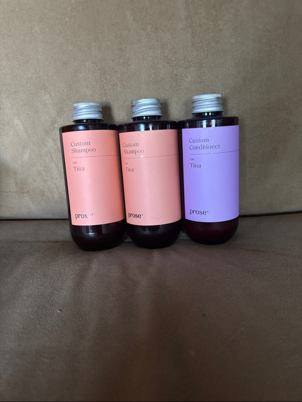 Prose Custom Shampoo & Conditioner Set - Pink & Lavender